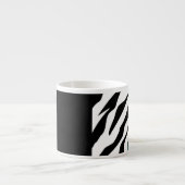 Tasse Expresso Empreinte de léopard, Zebra Print, Poster de anima (Devant)