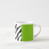 Tasse Expresso Empreinte de léopard, Zebra Print, Poster de anima (Droite)
