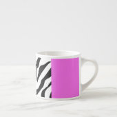 Tasse Expresso Empreinte de léopard, Zebra Print, Poster de anima (Droite)
