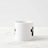 Tasse Expresso Empreinte de patte mignon (Devant)