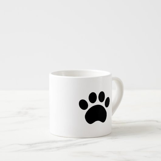 Tasse Expresso Empreinte de patte mignon (Devant droit)