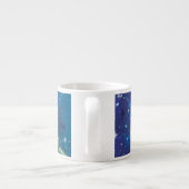 Tasse Expresso Enfants Regardant Night Sky (Dos)