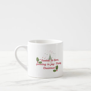 Tasse Expresso Enraciné dans l'amour, grandissant dans la joie — 