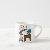Tasse Expresso Enseignant avec globe (Droite)