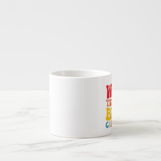 Tasse Expresso Enseignants étrangers construire personnage Enseig (Devant)