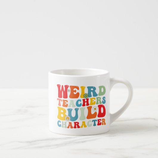 Tasse Expresso Enseignants étrangers construire personnage Enseig (Droite)