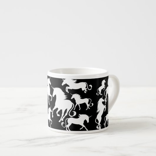 Tasse Expresso ensemble de licornes (Devant droit)