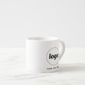 Tasse Expresso Entreprise Simple Logo et Texte (Devant droit)