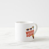Tasse Expresso Équipe du week-end (Devant droit)