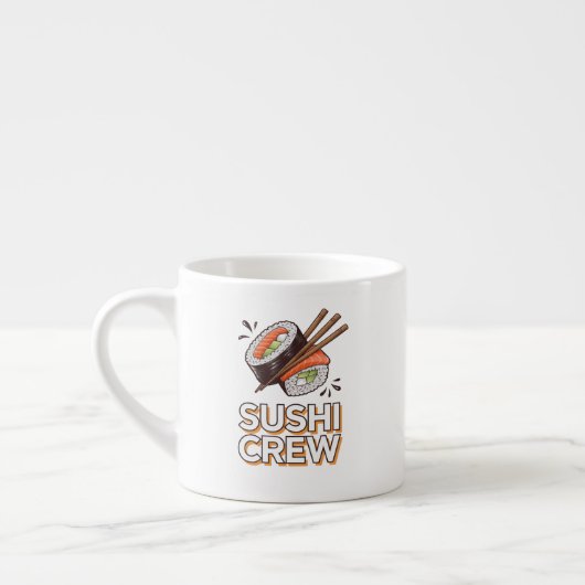 Tasse Expresso Équipe Sushi (Gauche)