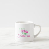 Tasse Expresso ęr Le rose de grand-maman de temps fleurit des (Droite)