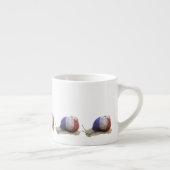 Tasse Expresso Escargot français de drapeau (Droite)