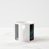 Tasse Expresso Espace d'art abstrait (Dos)