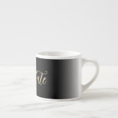 Tasse Expresso Espresso/Chocolat d'or/Boue de spécialités (Droite)