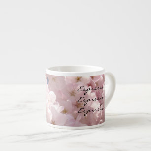 Tasse Expresso Espresso Expresso Expresso Printemps Fleurs de Cer