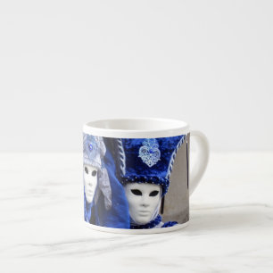Tasse Expresso Espresso kopje Carnival in Venice 3 Blue Ladies