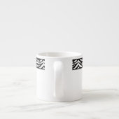 Tasse Expresso Espresso Mug-Zebra Print (Dos)