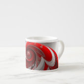 Tasse Expresso Espresso/Red Swirl/Mug de spécialités (Devant droit)