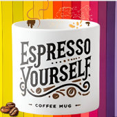 Tasse Expresso Espresso Yourself'moderne café Lover cadeau ☕