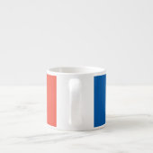 Tasse Expresso Espressotasse Drapeau français (Dos)