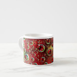 Tasse Expresso États-Unis, Colorado, Lafayette. Bulles d'eau sur