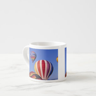 Tasse Expresso États-Unis, Idaho, vallée de Teton. Montgolfières