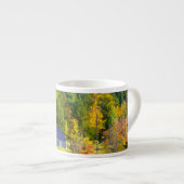 Tasse Expresso États-Unis, Vermont. Feuillage d'automne le long d (Devant droit)