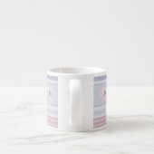 Tasse Expresso ethnique, rayé, patchwork (Dos)