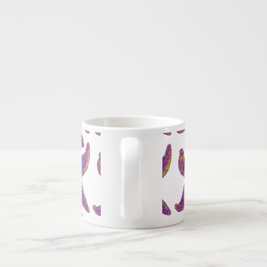 Tasse Expresso étoile de mer violette Thunder_Cove n'importe quel (Dos)