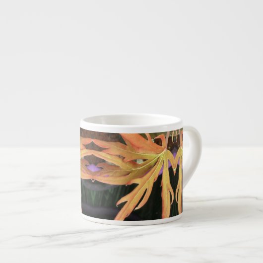 Tasse Expresso Étude de feuille 2 (Devant droit)