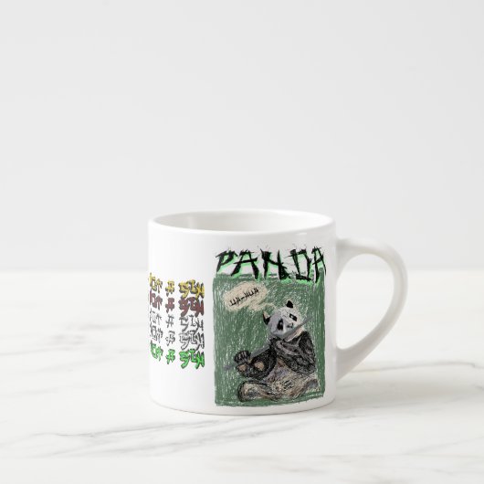 Tasse Expresso Euh-Huh Panda (Droite)