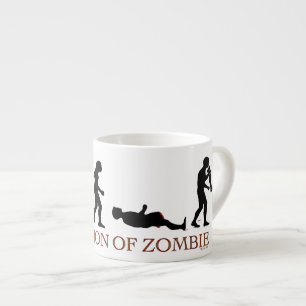 Tasse Expresso Évolution de Zombie