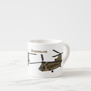 Tasse Expresso Exemple d'hélicoptère militaire Chinook