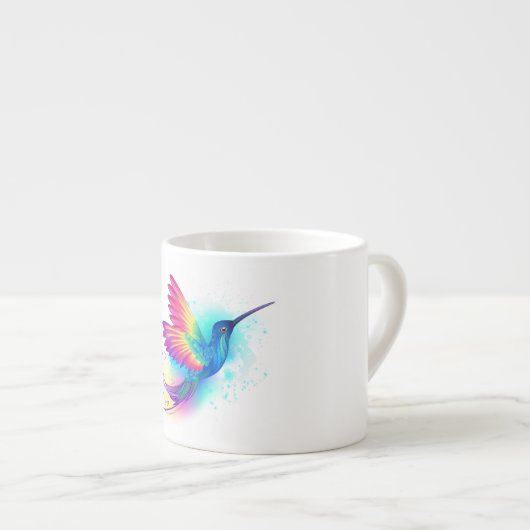 Tasse Expresso Exotic Rainbow Hummingbird (Devant droit)