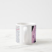 Tasse Expresso "Explosion dans l'espace" Art Abstrait (Dos)