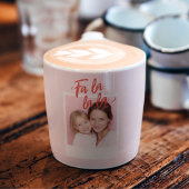 Tasse Expresso Fa La La La Blush Pink Christmas Photo