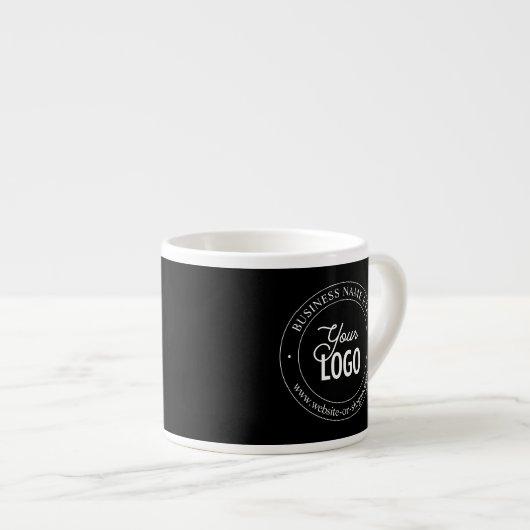 Tasse Expresso Facile de remplacement de logo et de texte personn (Devant droit)