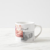 Tasse Expresso Faire-part de naissance de collage photo Keepsaké (Droite)