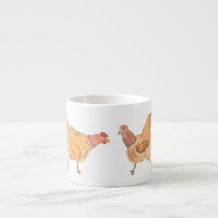 Tasse Expresso Faire place aux poulets
