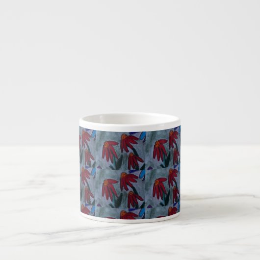 Tasse Expresso Faisées rouges (Devant)