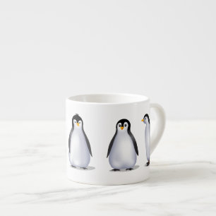 Tasse Expresso Famille de pingouin
