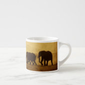 Tasse Expresso Famille d'éléphant (Droite)