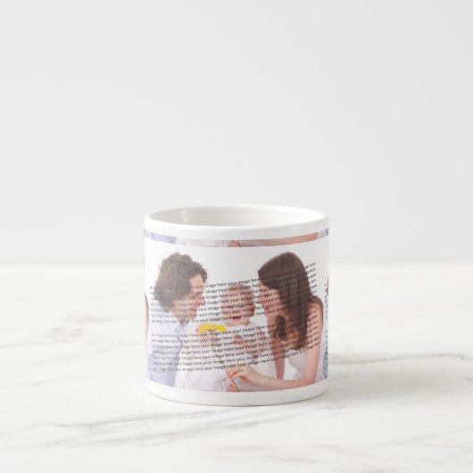 Tasse Expresso FAMILLE Photo ✨ Lovely Custom (Devant)