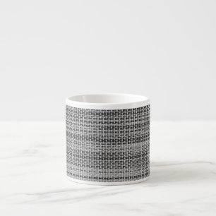 Tasse Expresso Faux Gray Fabric Espresso Cup Modern Design