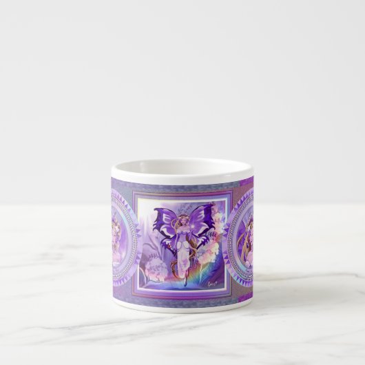 Tasse Expresso Fée du soleil pourpre (Devant)
