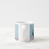 Tasse Expresso Femme d'art de sable faciale (Dos)