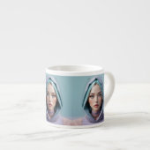 Tasse Expresso Femme d'art de sable faciale (Devant droit)