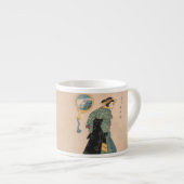 Tasse Expresso Femme japonaise Kimono : Ukiyo-e Woodblock Imprime (Devant droit)