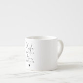 Tasse Expresso Femme Maman EST 2025 Espresso Cup | Cadeau personn (Devant droit)