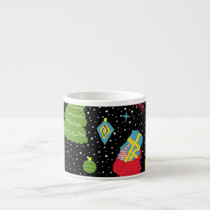 Tasse Expresso Festif du Nouvel An : Coloré Sans Couleur.